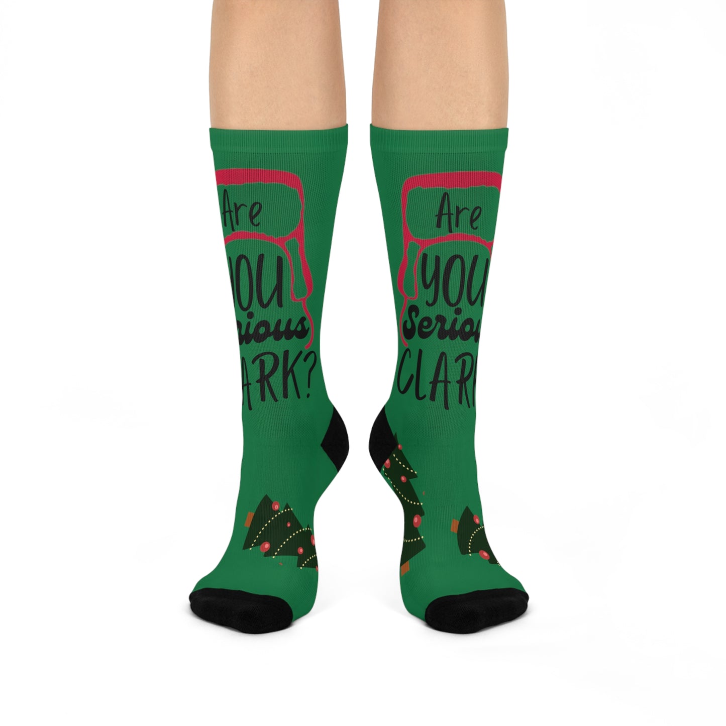 Are you serious Clark festive socks