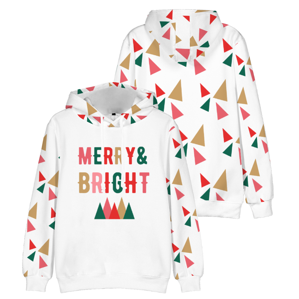 Merry and Bright Christmas Hoodie